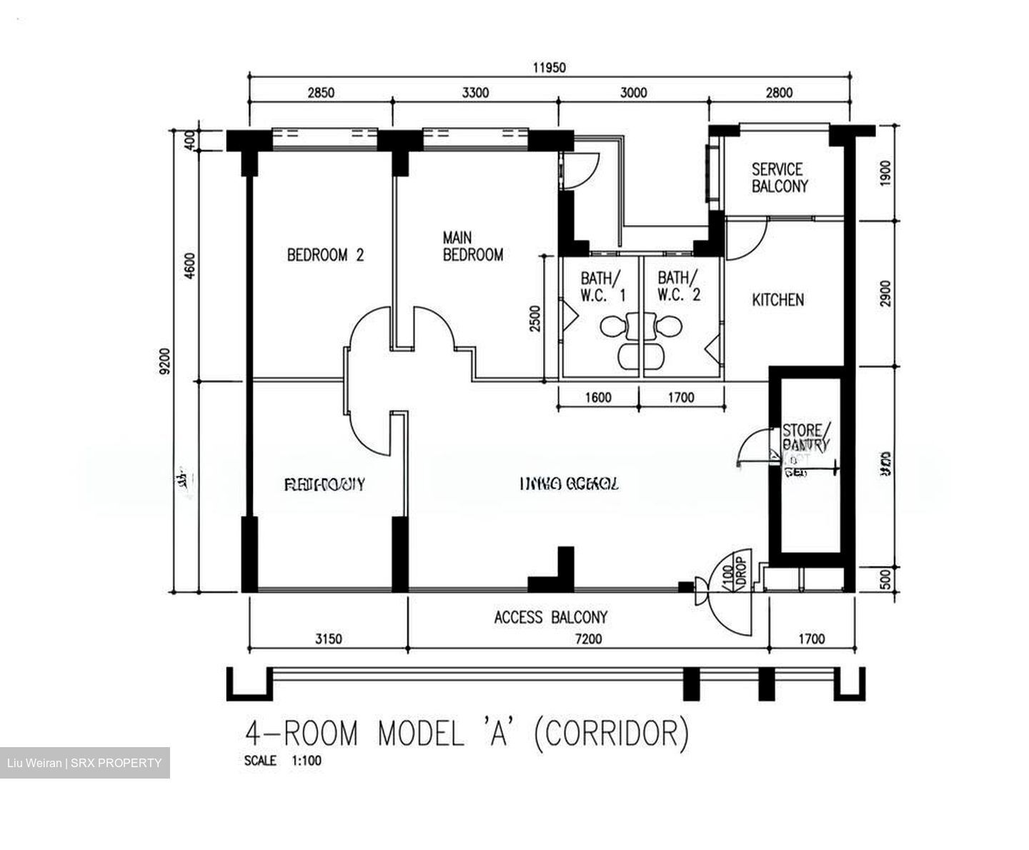 Blk 976 Hougang Street 91 (Hougang), HDB 4 Rooms #507479201